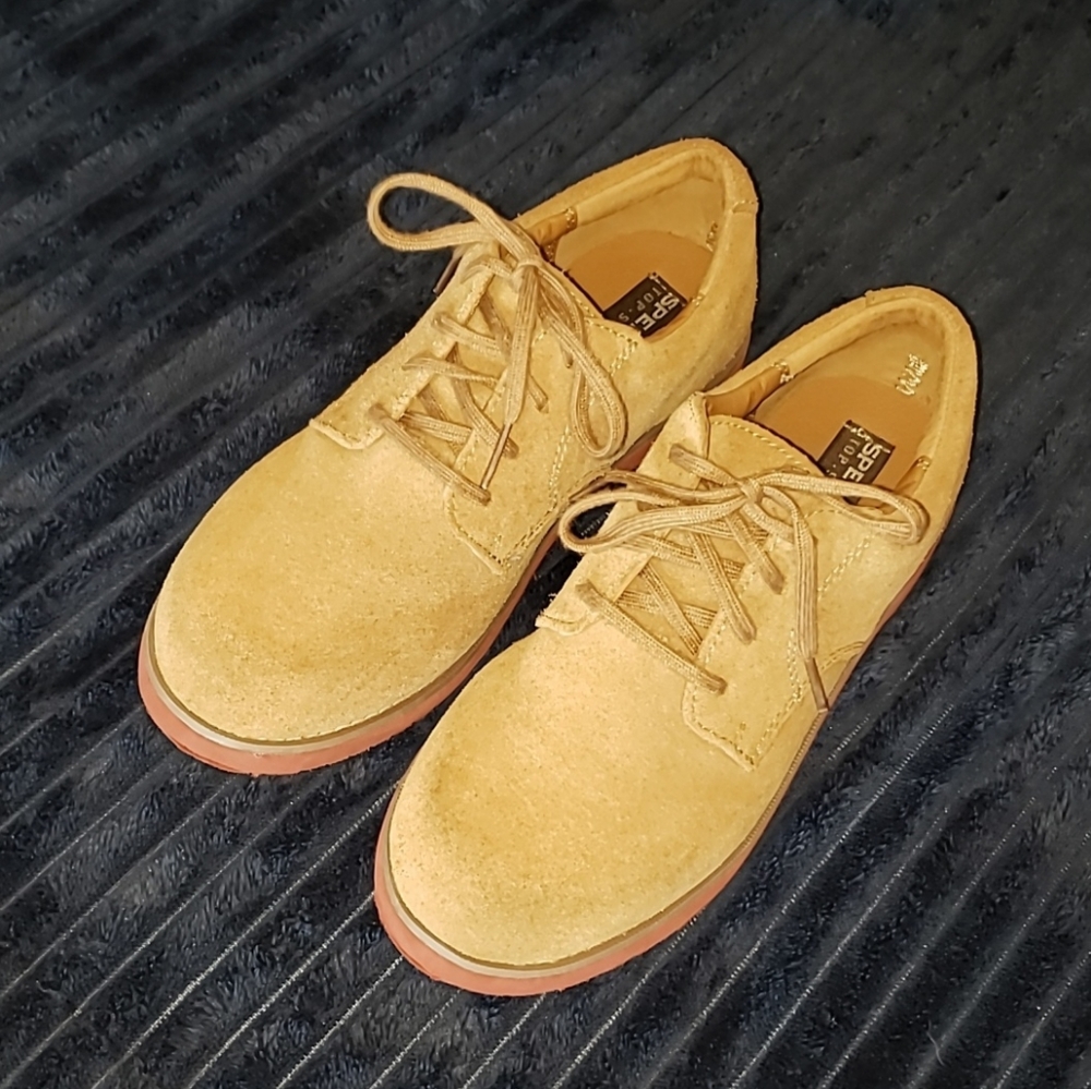 Sperry Top Sider Tevin Suede Oxfords Big Kids 3.5M